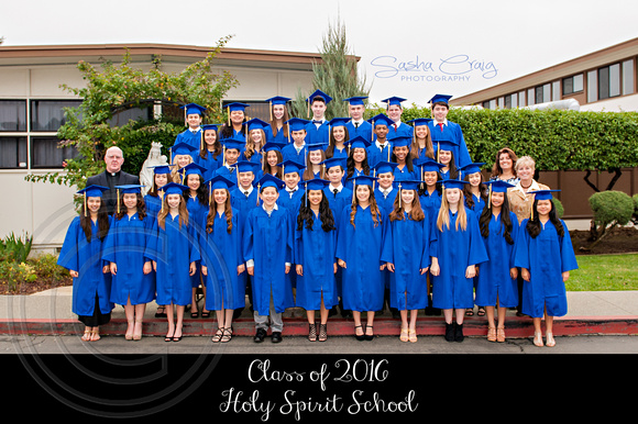 Holy Spirit Class of 2016 My baby girl and her classmates 9years together! Sniff Sniff