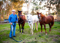 Potts Family & Horses Galore